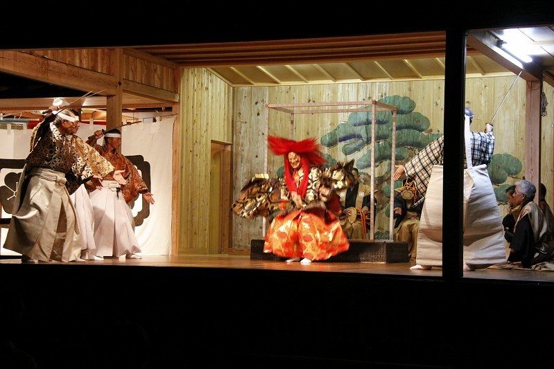 月の能　皇大神社奉納「松山能」